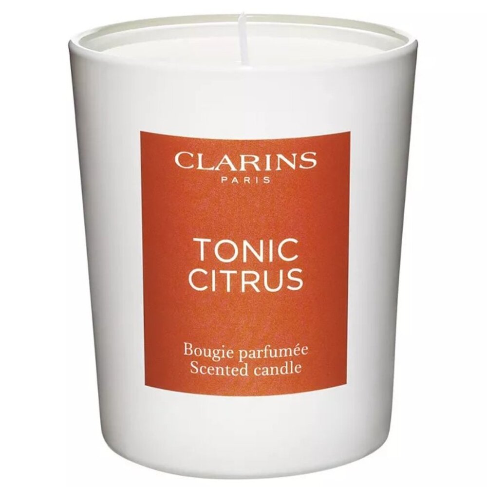 NWT Clarins Tonic Citrus Scented Candle